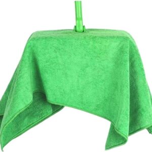 Kit 5 Panos de Chão Microfibra 70 x 60 cm com Furo para Rodo, Alta Absorção, Selagem a Laser IZE CLEAN