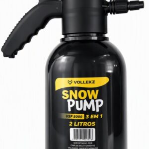 Pulverizador Snow Foam Vollekz 2 L 3 em 1 Portátil com 2 Bicos, Espuma Densa e Vedação Reforçada para Lavagem Automotiva