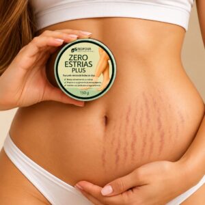 Creme Zero Estrias Plus RedFour Professional 150 g Hidratante Corporal para Massagem e Cuidados com a Aparência das Estrias, Todos os Tipos de Pele