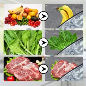 Sacos Reutilizáveis de Alumínio para Alimentos, 40 Peças, Zíper Hermético, 3 Tamanhos, à Prova de Vazamentos IZEFOOD FRESH